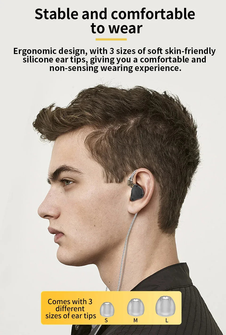 KZ ZS10 Pro X In-Ear Monitors 5-Driver HiFi Earphones by Tidesmit Tidesmit