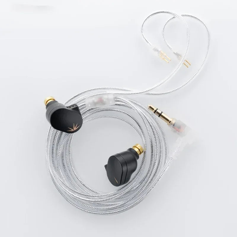 MOONDROP CHU II / CHU 2 Performance Dynamic Driver Earphone IEMs Interchangeable Cable In-Ear Headphone HiFi Music Earbuds CHU II-3.5MM Tidesmit