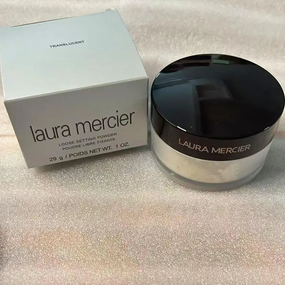 Tidesmit Laura Mercier oil control matte setting powder for sweat-proof face makeup texture close-up