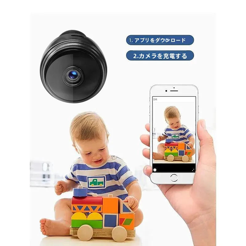 Tuya New A9 Mini Camera WiFi Wireless Security Monitor Home Use Version Protective Remote Intelligent Video Camera New