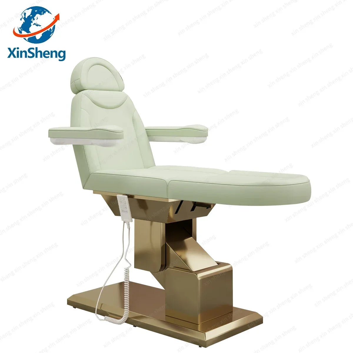 Electric Massage Bed - Adjustable Facial Spa Table for Professional Clinics Massage Chairs Green Tidesmit