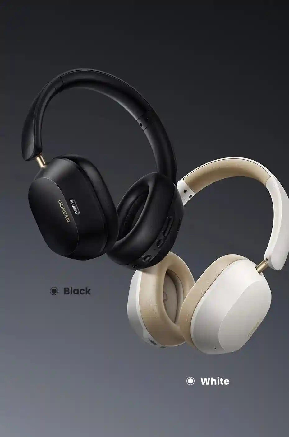 Wireless Headphones with Active Noise Cancellation - 75H Battery Life Tidesmit