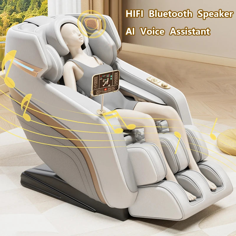 Zero Gravity Massage Chair with Heat Therapy and Full Body Airbags Body Shaping Massage Equipment Tidesmit