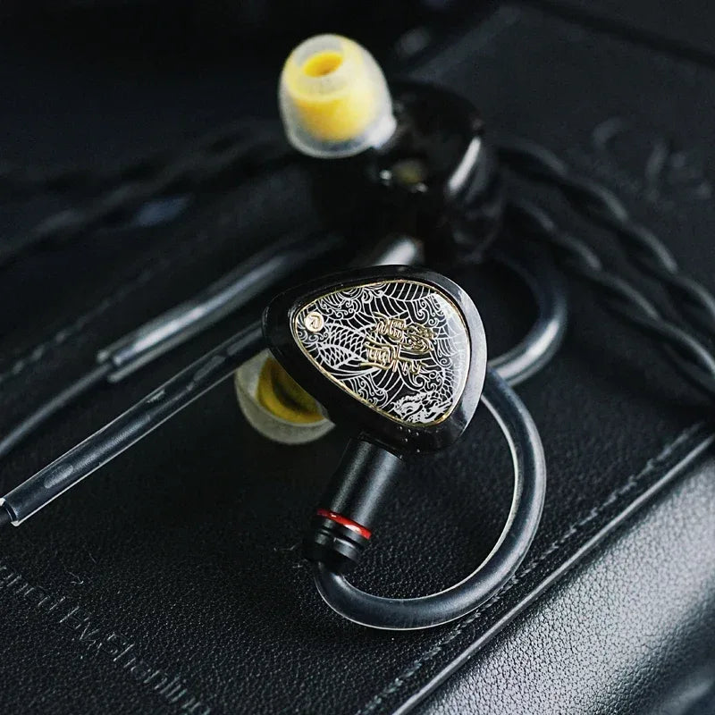 TANGZU Wan'er SG Hi-Fi In-Ear Wired Headphones by Tidesmit - 10mm Driver BLACK WITH MIC-3.5MM China Mainland Tidesmit
