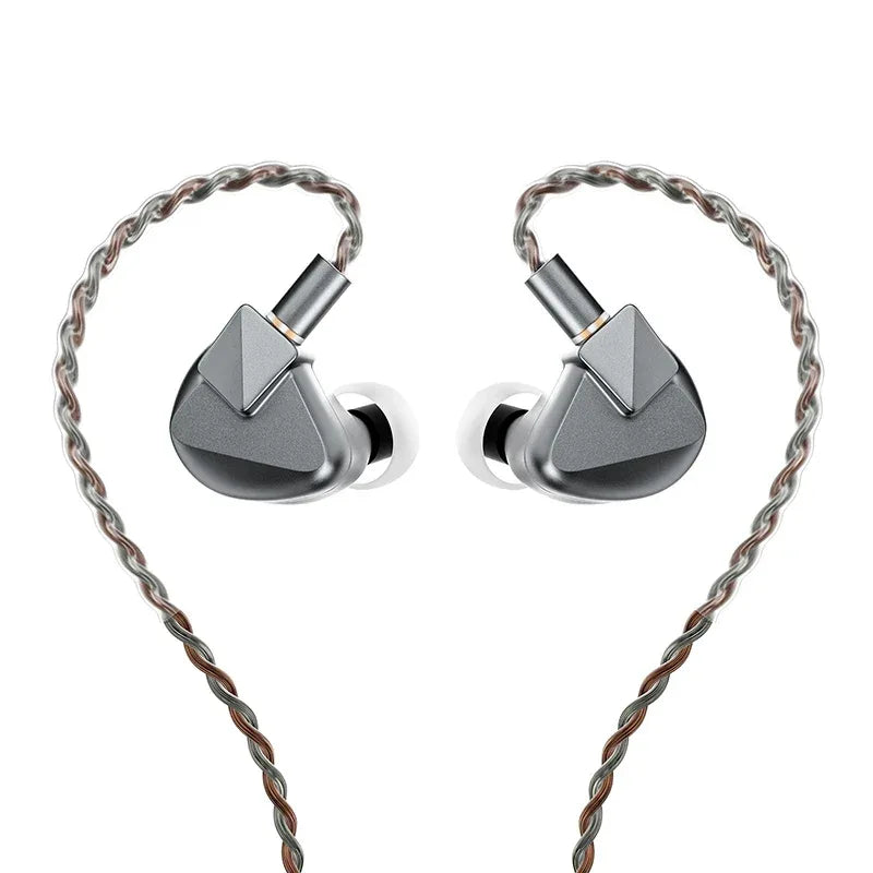 Planar Magnetic IEMs 14.8mm Driver Hi-Fi Earphones by Tidesmit gunmetal grey China Mainland Tidesmit