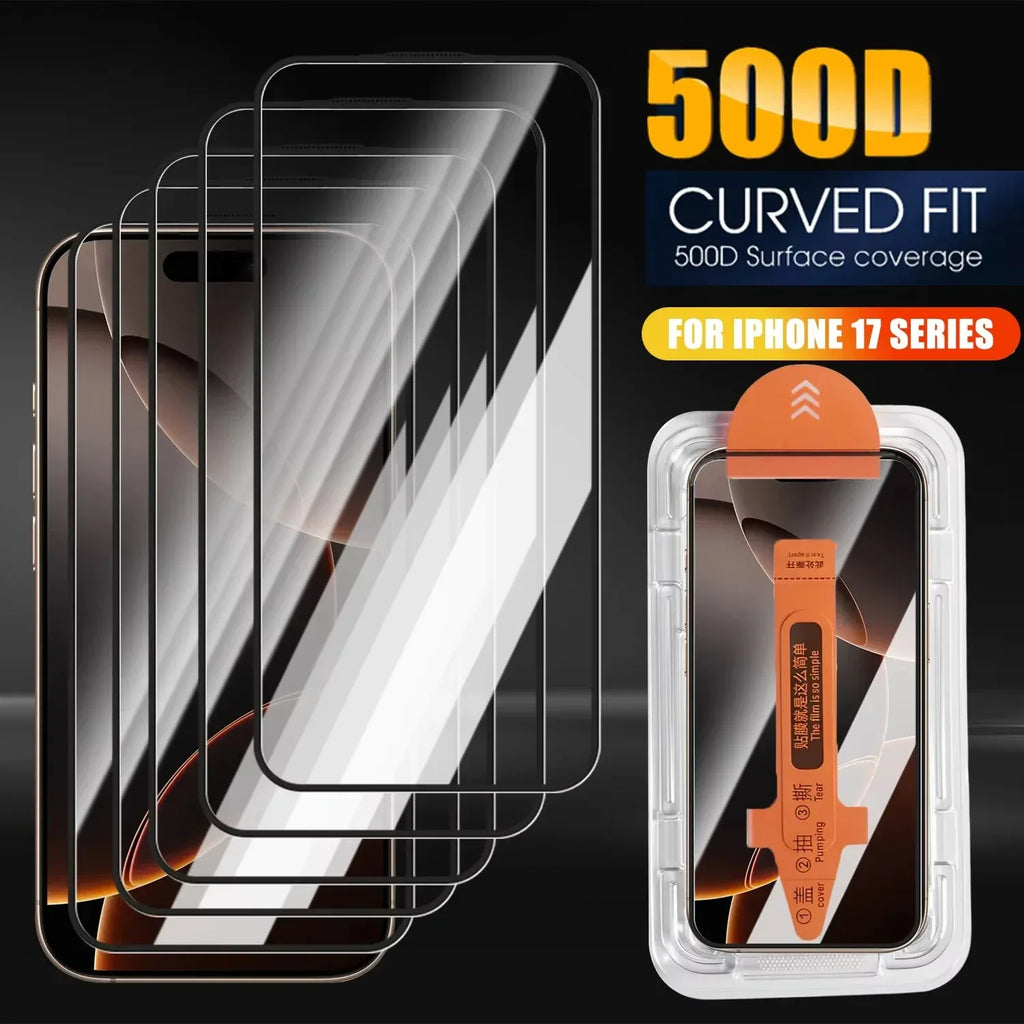 Samsung Galaxy Screen Protector - 4 Pack HD Tempered Glass (9H Hardness) Tidesmit