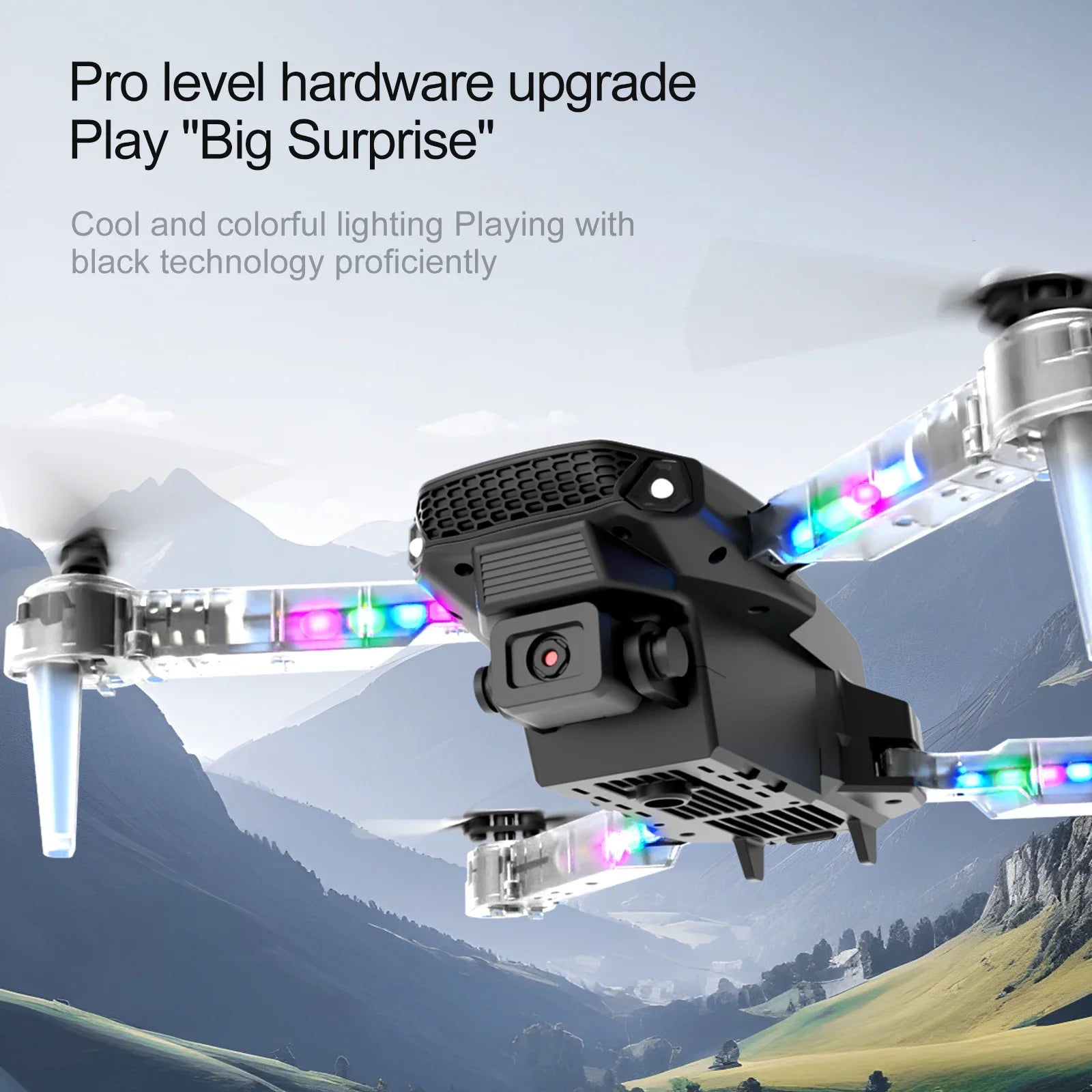 4K Camera Drone - Foldable RC Quadcopter with Obstacle Avoidance Tidesmit
