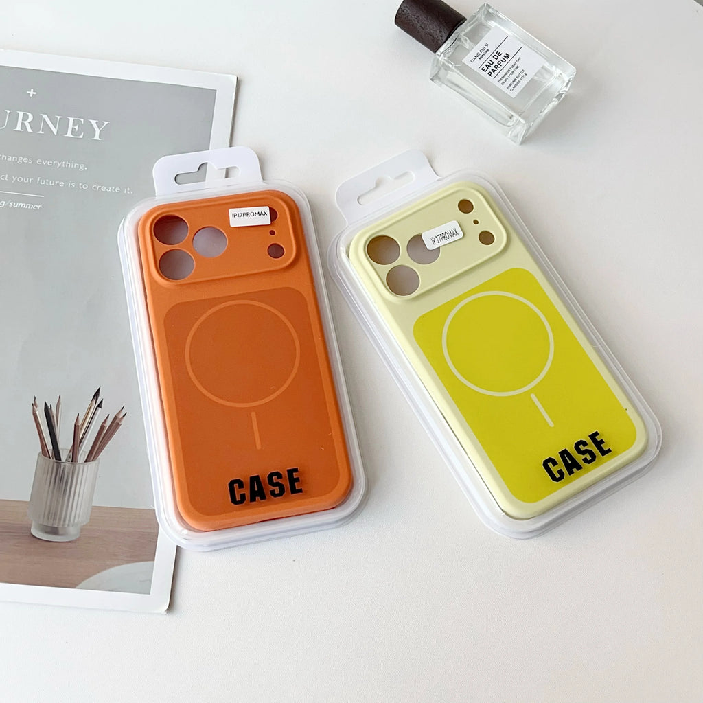 iPhone 17 Pro Max Magnetic Silicone Case - Shock-Absorbing Slim Cover Tidesmit
