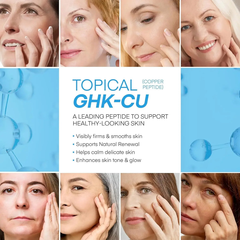 2026Blue Balm Moisturizer with GHK-Cu Copper Peptides & Beef Tallow: Manuka Honey Care for Mature Dry Skin