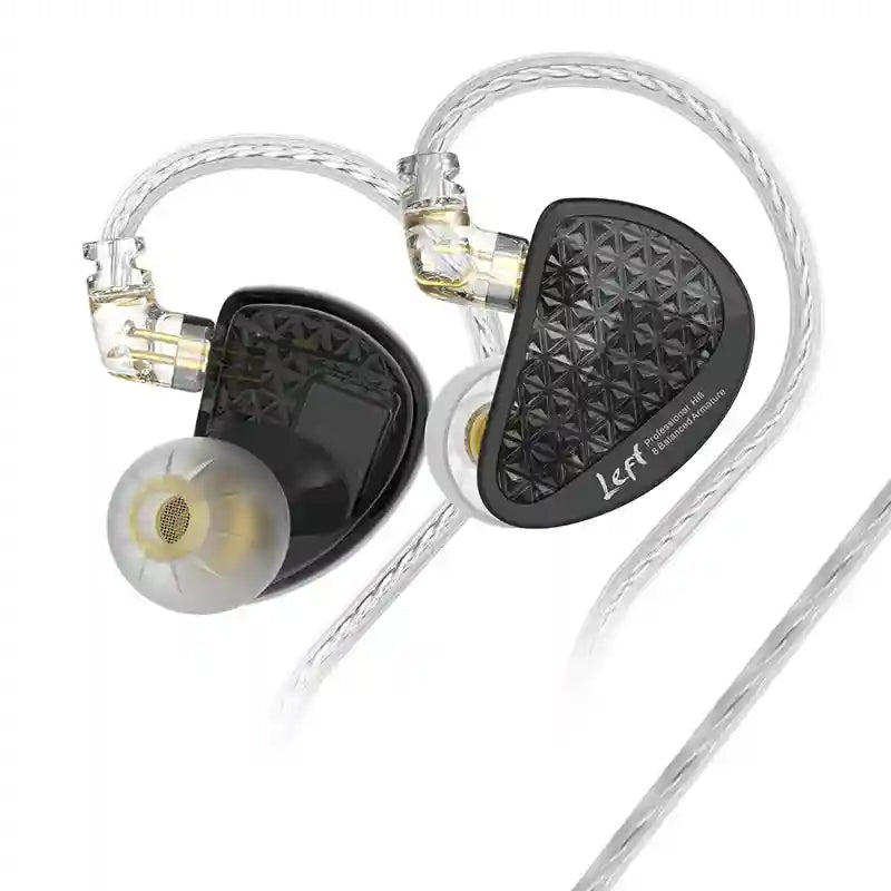 KZ AS16 Pro 16BA Hi-Fi In-Ear Monitors with Precision Noise Isolation AS16Pro Black NOMIC Tidesmit