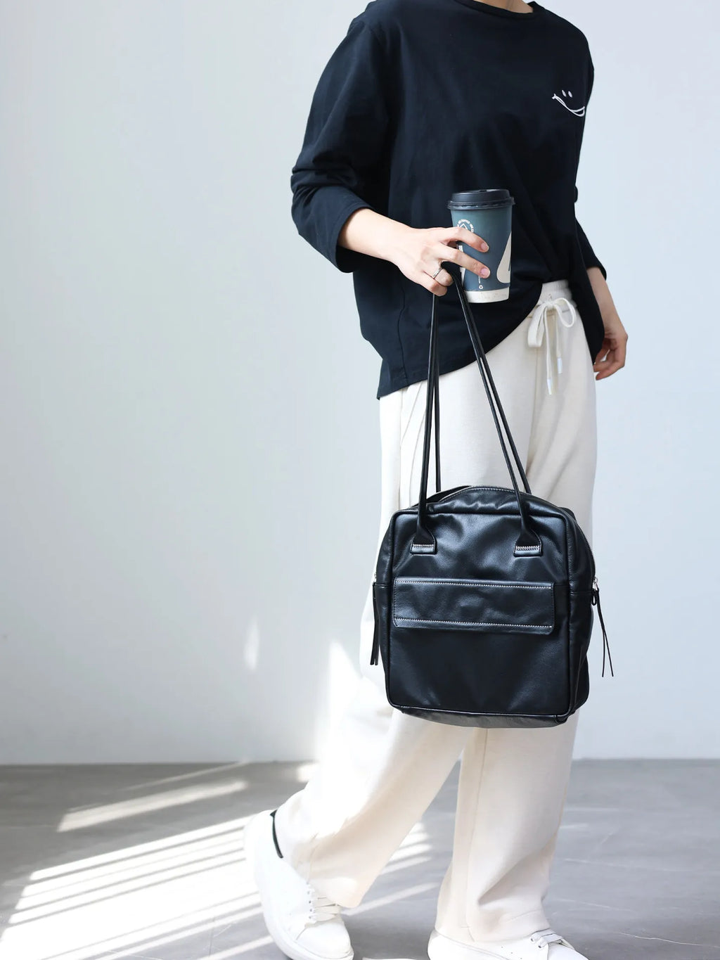 Soft Genuine Leather Women Single Shoudler Bags Small Size Zipper Tote Fashion Versatile Handbag Luxury Design