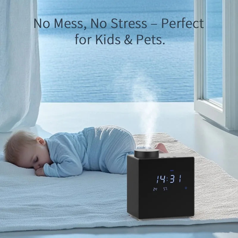 Smart Waterless Aroma Diffuser WIFI Bluetooth Control Essential Oil Diffuser Timer Function Professional Scent Machine For Home