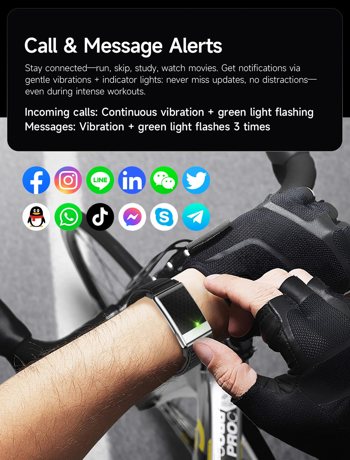 Best E900 Screenless Smart Bracelet for Women  IP68 Waterproof Heart Rate Sleep Health Monitoring Menstrual Tracking Smartwatch