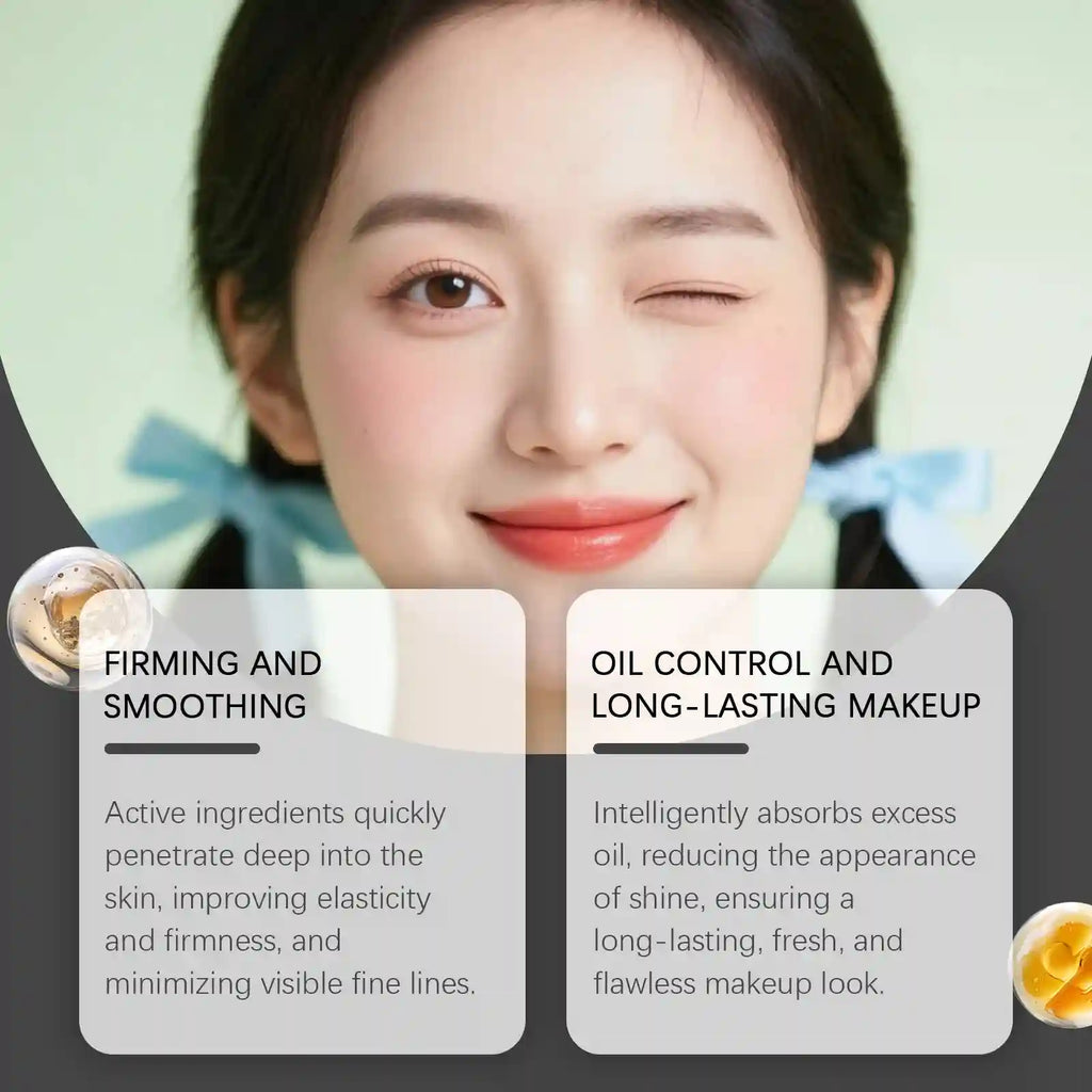 Tidesmit firming and hydrating face primer texture close-up for reducing redness and smoothing fine lines