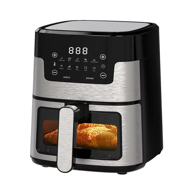 Home Air Fryer Multifunction Electric Oven Large Capacity Kitchen Electric  Smokeless Air Fryer