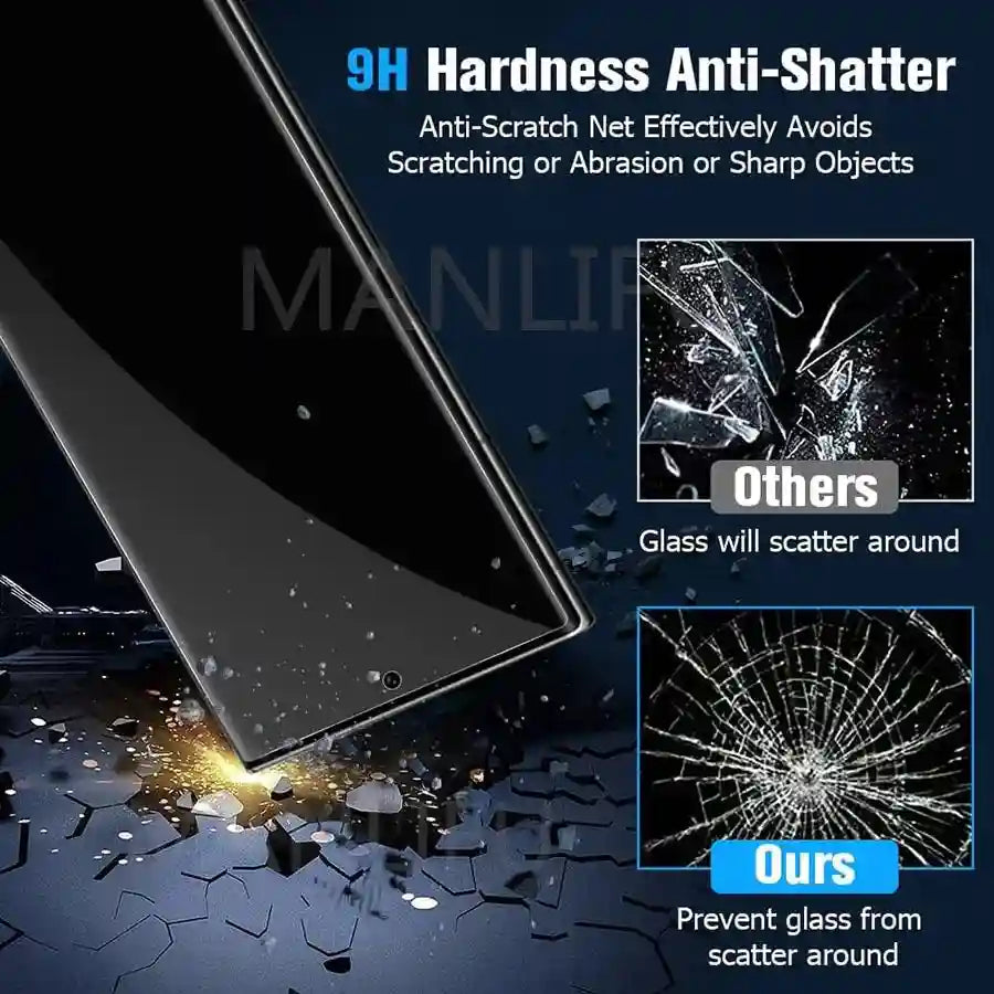 Privacy Screen Protector for Samsung Galaxy S25 Ultra - 9H Tempered Glass AE Tidesmit