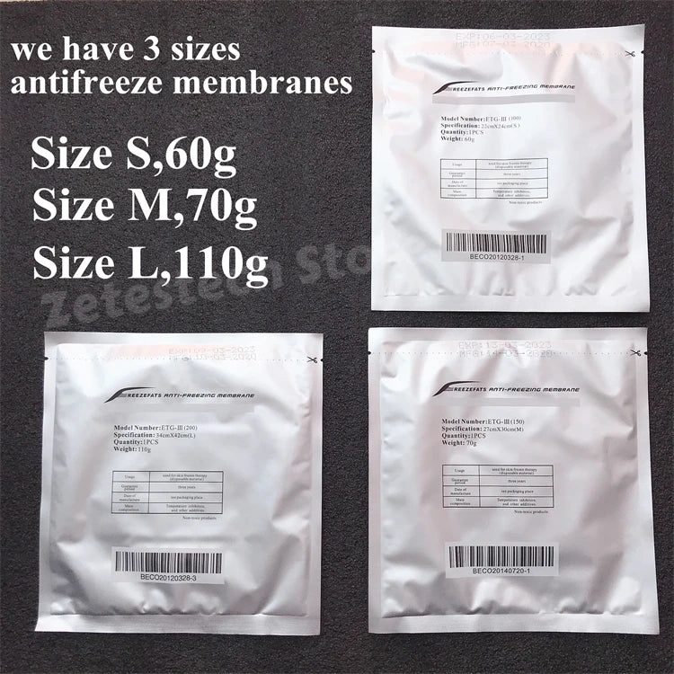 Antifreeze Membrane Pads for Cryotherapy - 10 PCS 42x34cm by Tidesmit Fascia Gun Tidesmit