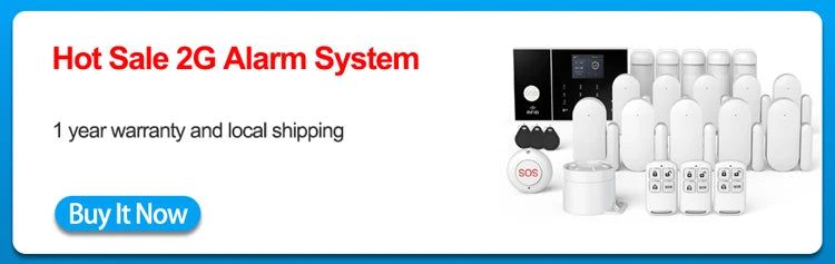 WiFi GSM Smart Home Alarm Security Kit - Tuya App Controlled System Tidesmit