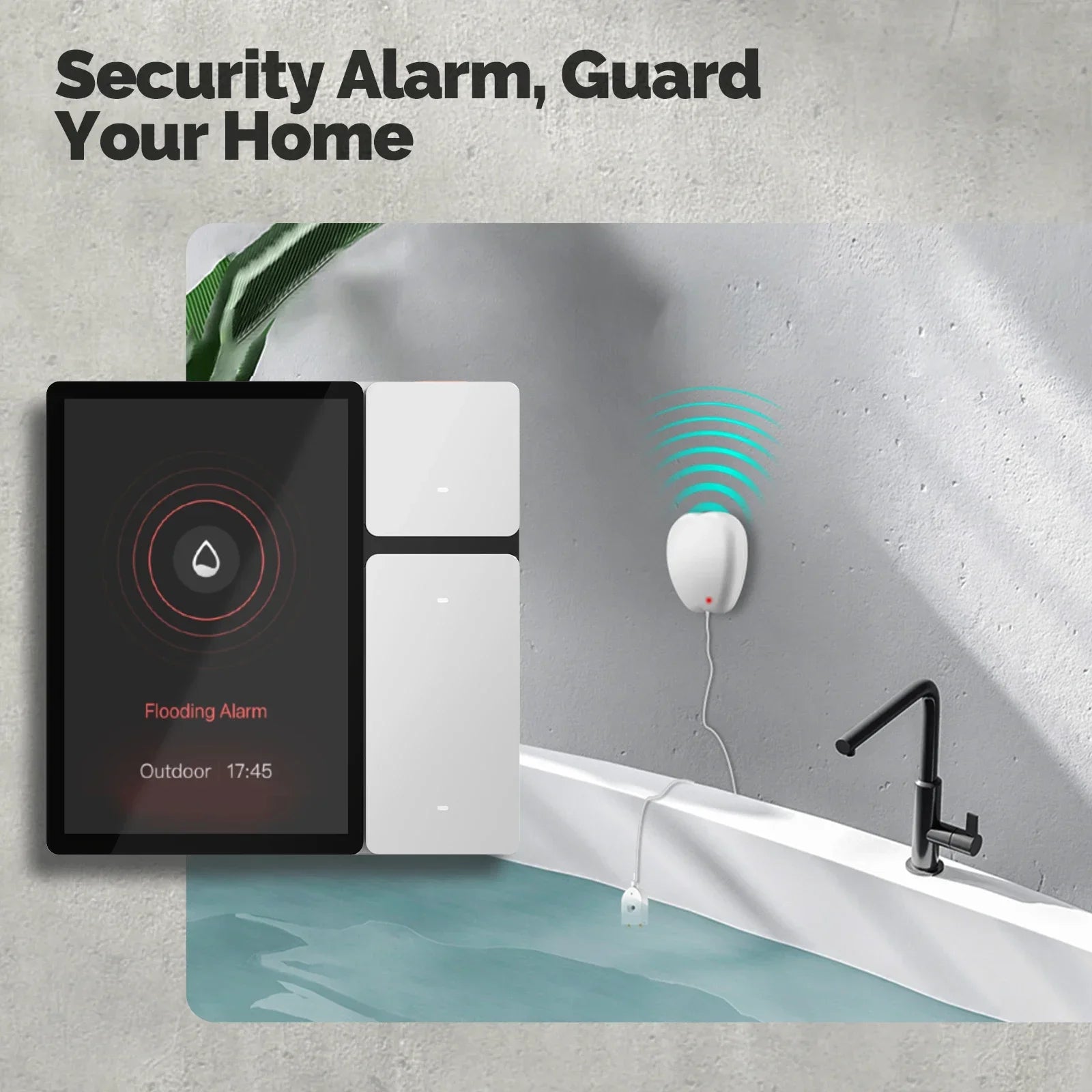 Smart Home Control Panel 3.5 Inch WiFi Touch Screen EU Model Tidesmit
