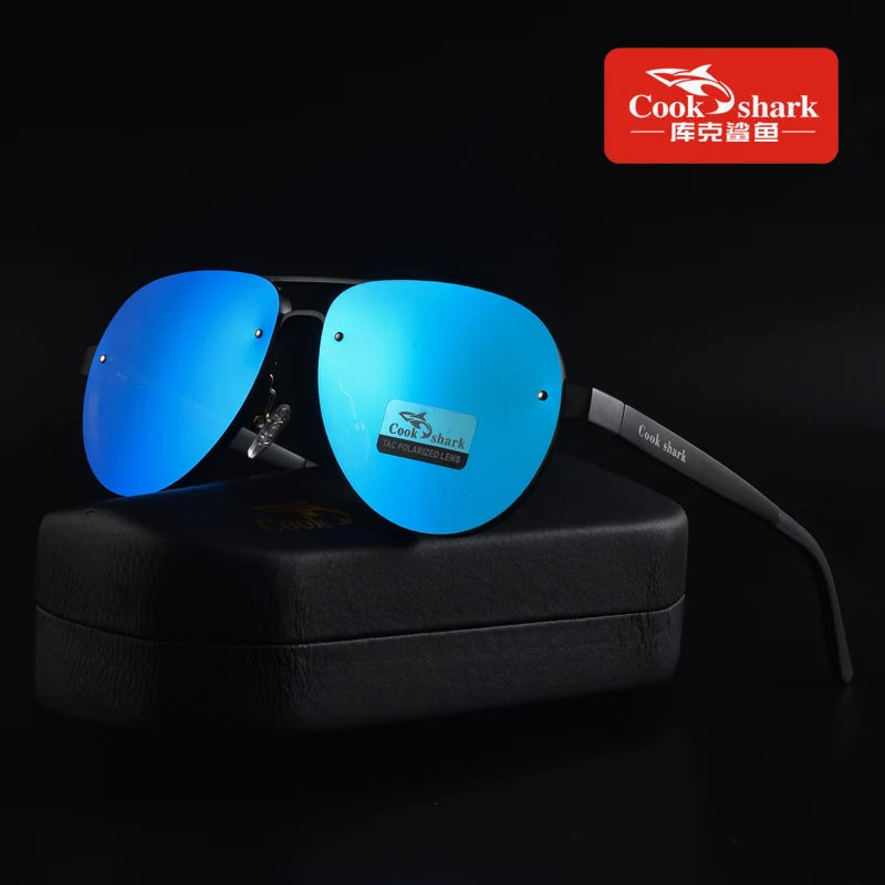 Color Changing Polarized Smart Glasses for Men - UV Protection Driving Blue China Mainland black Tidesmit
