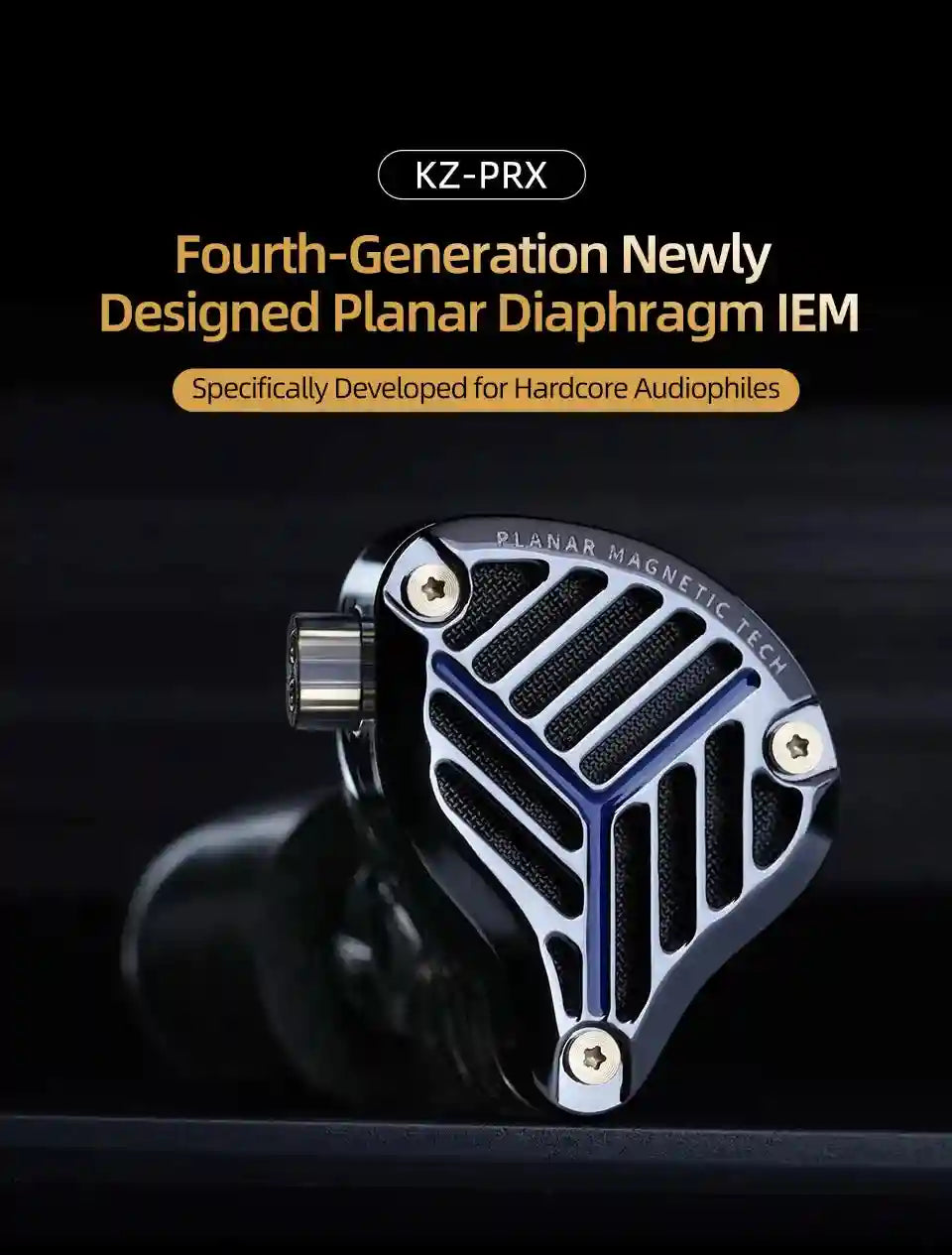 Tidesmit Planar Magnetic HiFi IEMs - Precision Studio Monitor Earphones Tidesmit