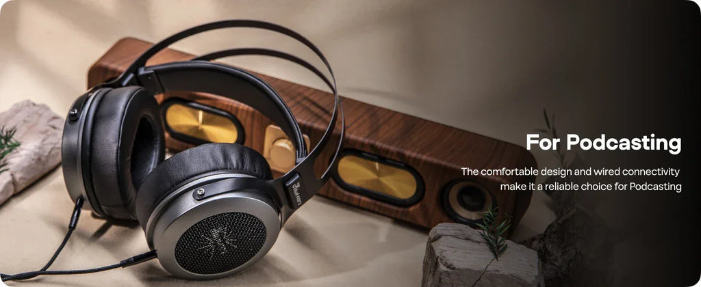 Open-Back Headphones 50mm Dynamic Driver Tidesmit Audio Tidesmit