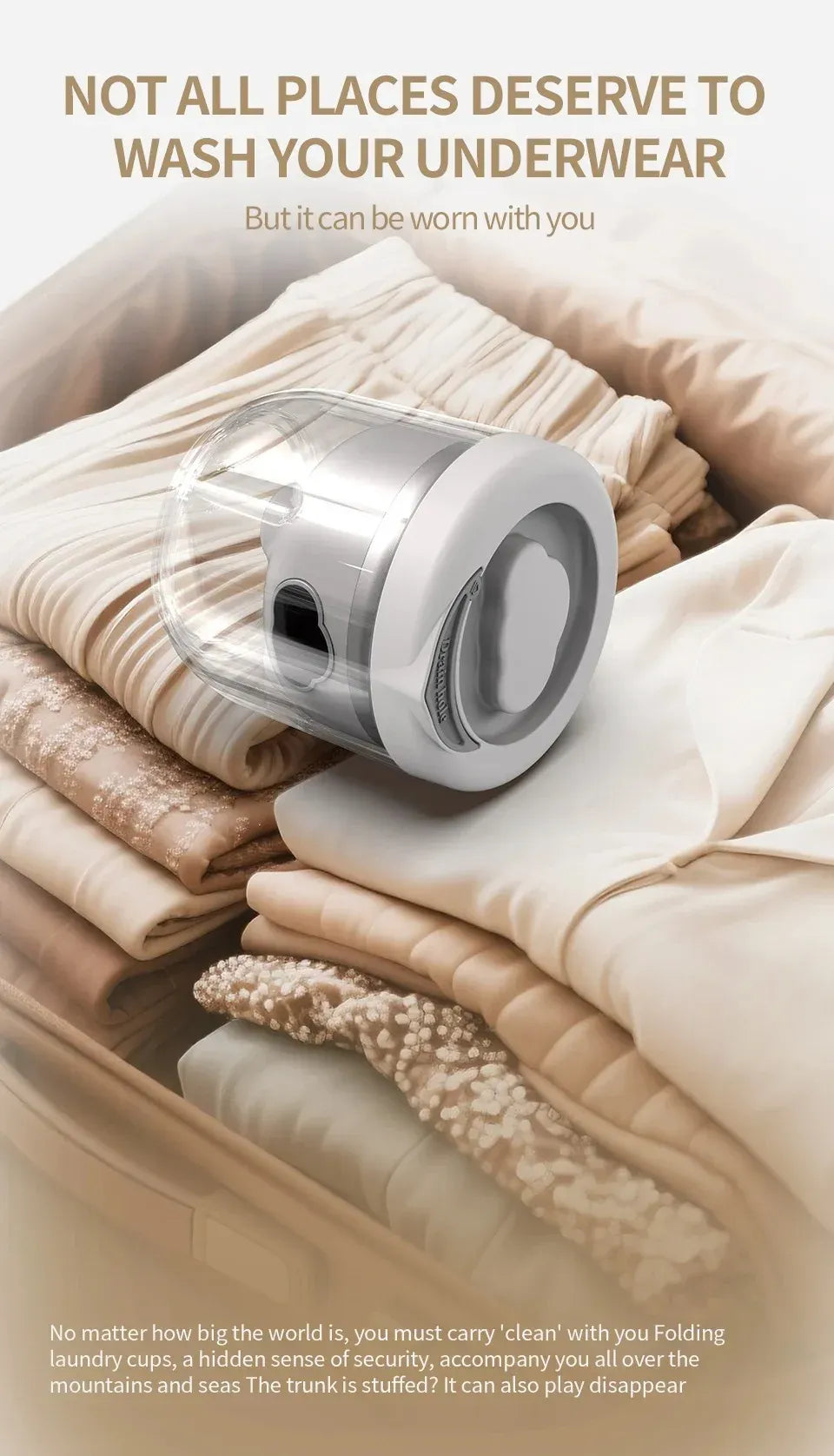 Tidesmit 1.6L Foldable Portable Washing Machine