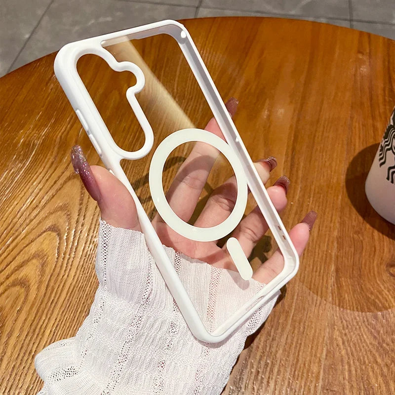 Magnetic Wireless Charging Phone Case for Samsung - Shockproof Cover Tidesmit