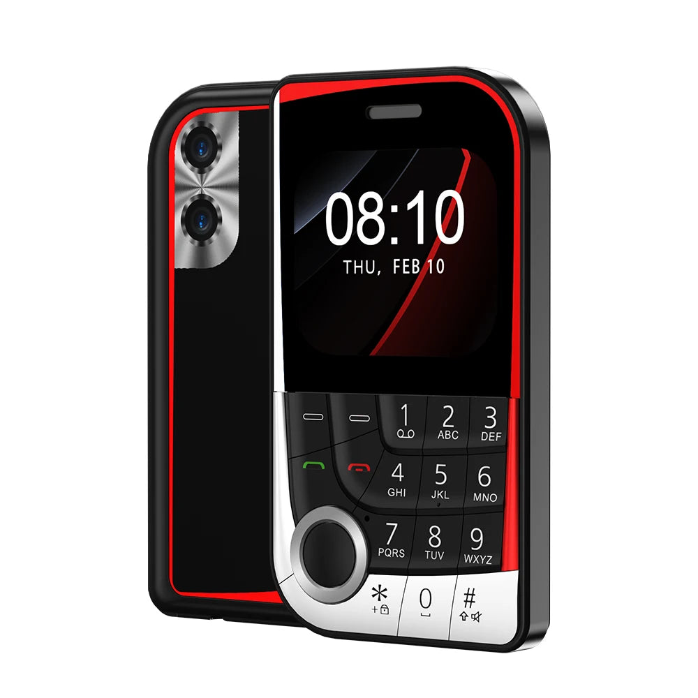 SERVO V10 Card Phone 2.01" Display 2G GSM Dual SIM Standby MP3/MP4 Magic Voice Speed Dial Torch Button Small Cellular Telephones