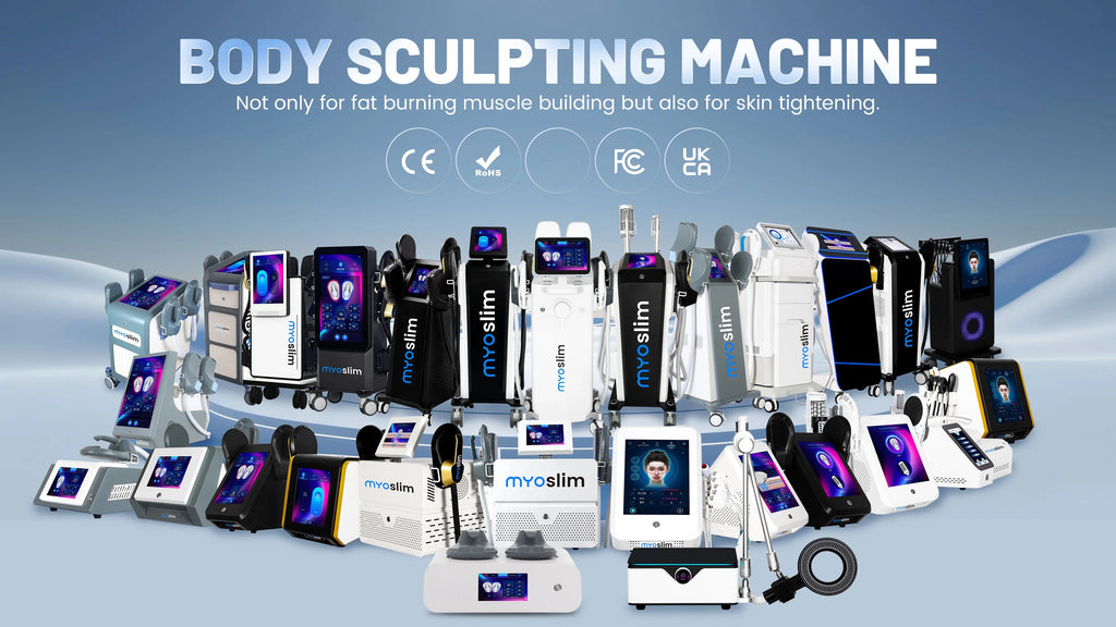 5-Handle RF Muscle Contouring & Body Shaping Stimulator Device Body Shaping Massage Equipment Tidesmit