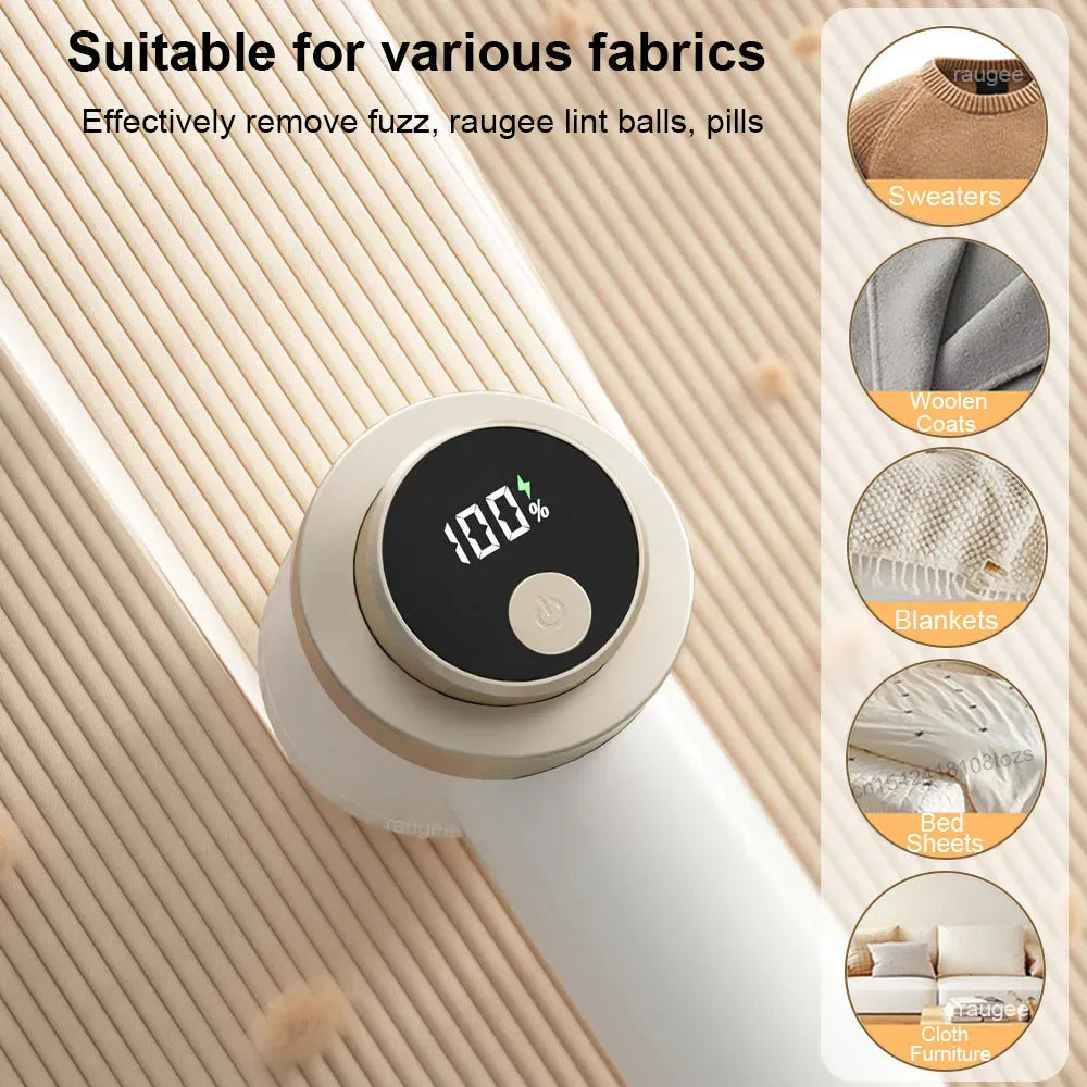 Raugee Rechargeable Lint Shaver and Fabric Trimmer