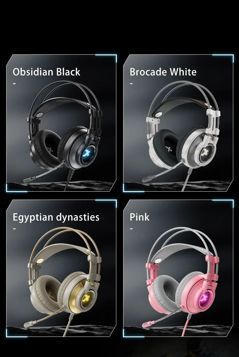 7.1 Surround Sound Gaming Headset with Noise Cancelling Mic - Tidesmit Tidesmit