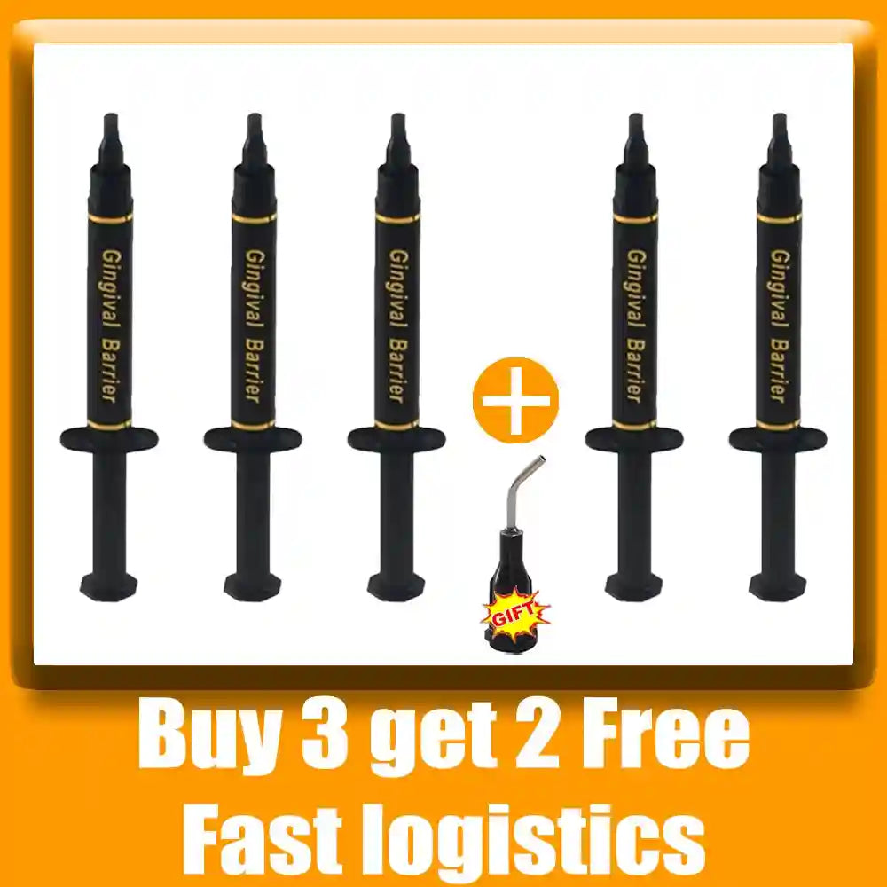 Gingival Barrier Gel for Professional Teeth Whitening - 5PCS Set Lip Care 5PCS Tidesmit
