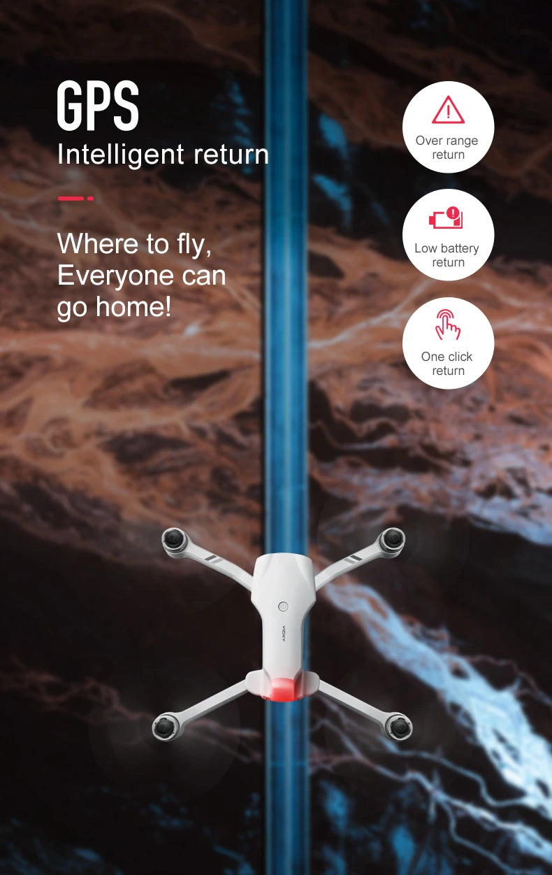 GPS Drone with 8K Dual Camera - Foldable Brushless Quadcopter Tidesmit