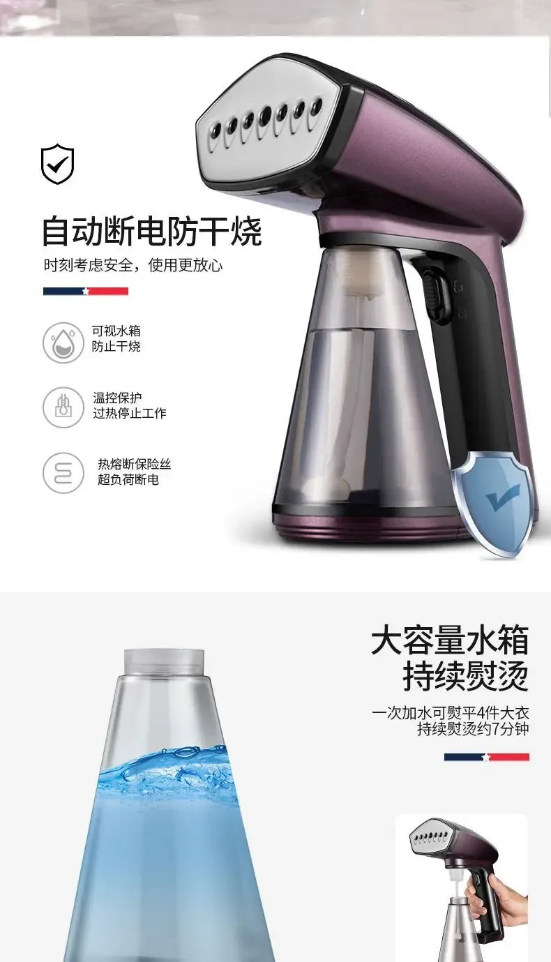 HAOYUNMA Handheld Portable Garment Steamer 1500W