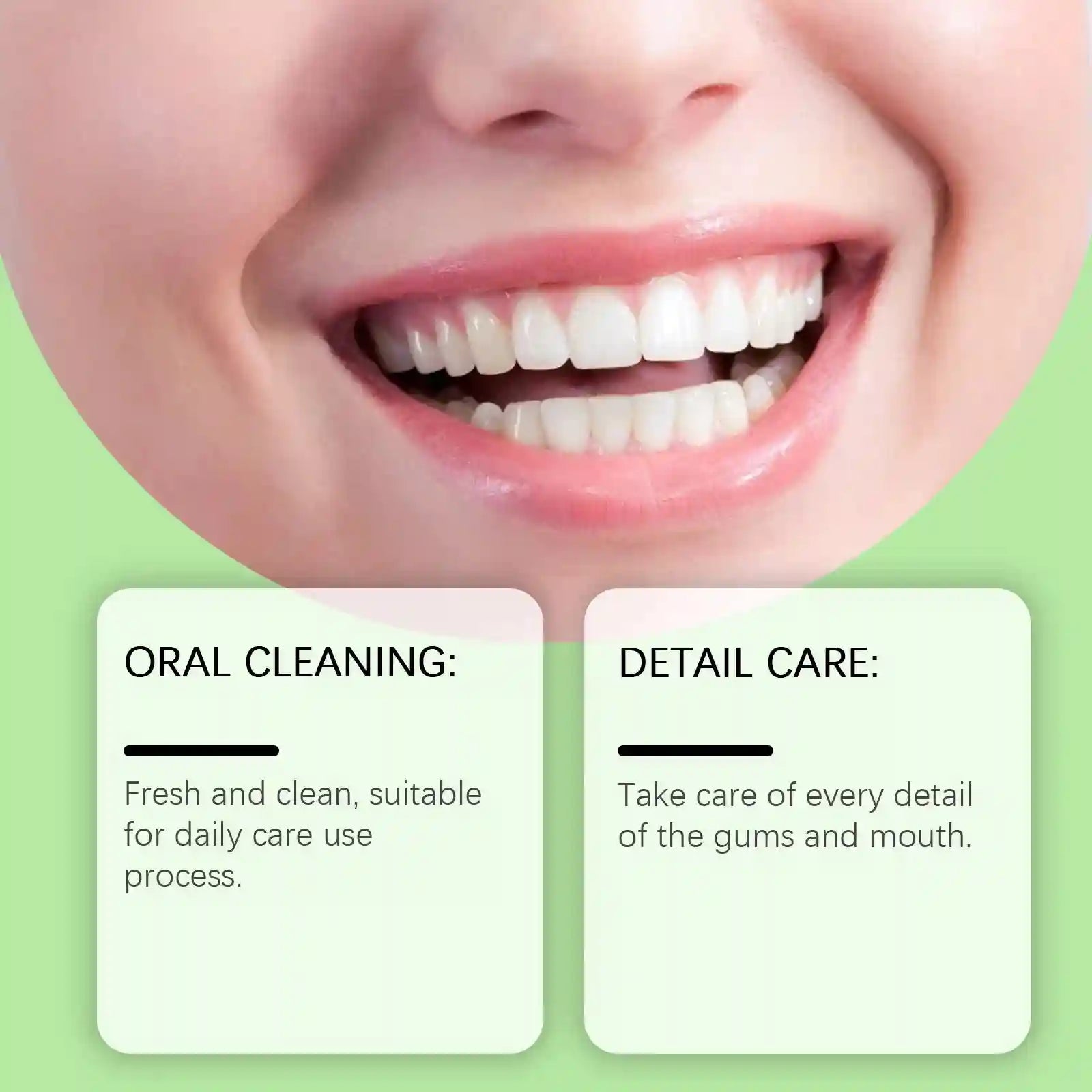 Tidesmit teeth whitening liquid drops for plaque removal, gum pain relief, and enamel protection.
