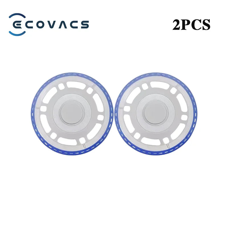Tidesmit replacement parts set for Ecovacs T30 Pro OMNI, T30S Pro, and Yeedi M12 Pro+ robot vacuums, side view.