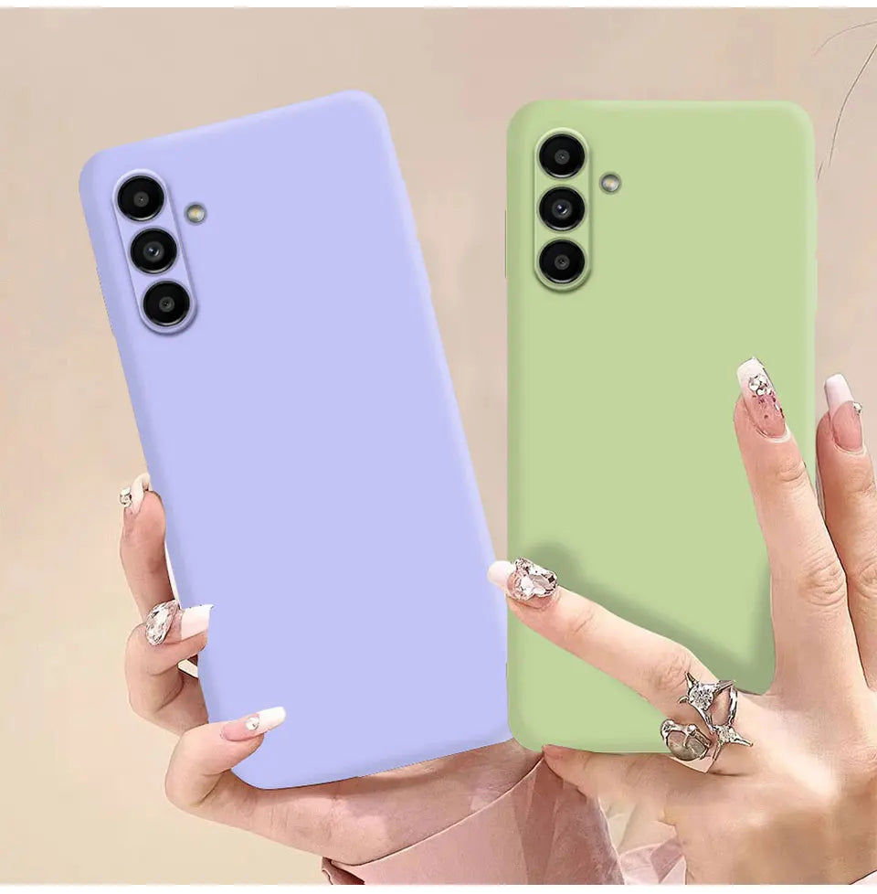 Samsung Galaxy A55 Silicone Case - Slim Shock-Absorbing Cover Tidesmit