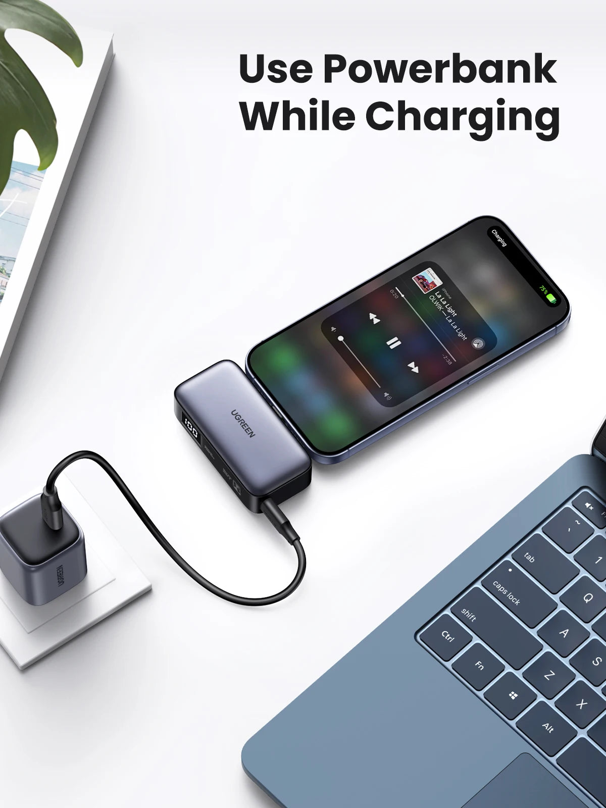 Tidesmit 5000mAh Portable Power Bank with USB-C PD Fast Charging Tidesmit