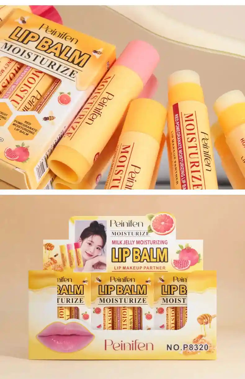Natural Lip Balm Set: Moisturizing Plant-Based Lip Treatment - 3 Pack Lip Care Tidesmit