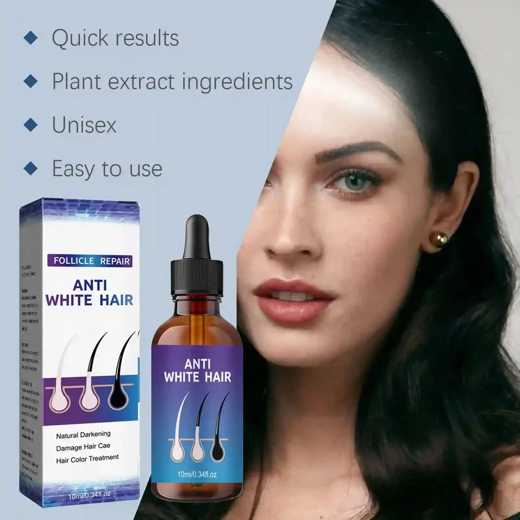Anti-Gray Hair Serum: Natural Color Repair Treatment for Hair Health Lip Care Tidesmit