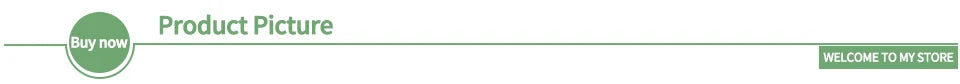 Product picture section banner on a store page with green label