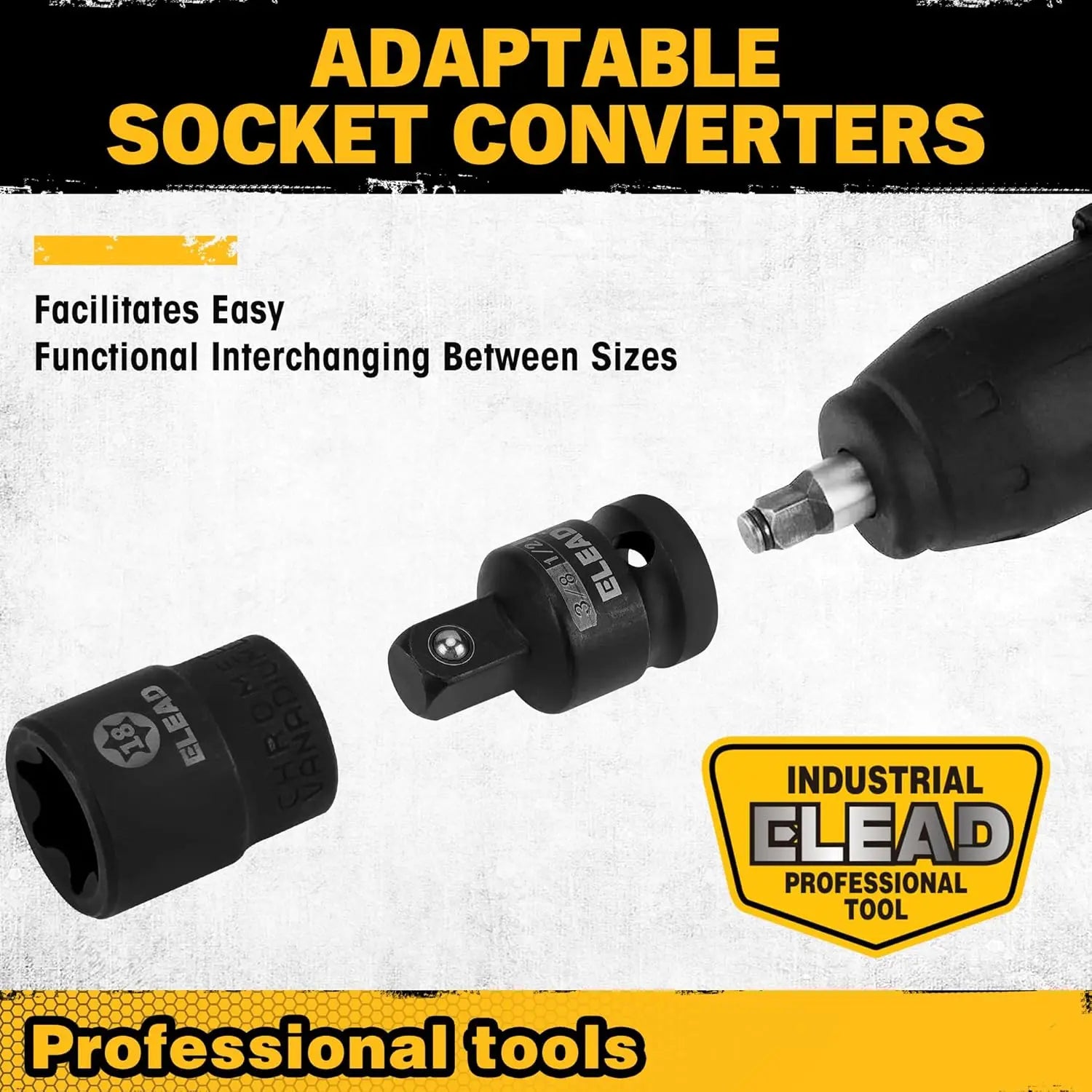 ELEAD 31PC Torx Bit Socket Set Premium CR-V & S2 Alloy Steel Star T8-T70 & E-Torx E4-E24 High Torque Laser Marked