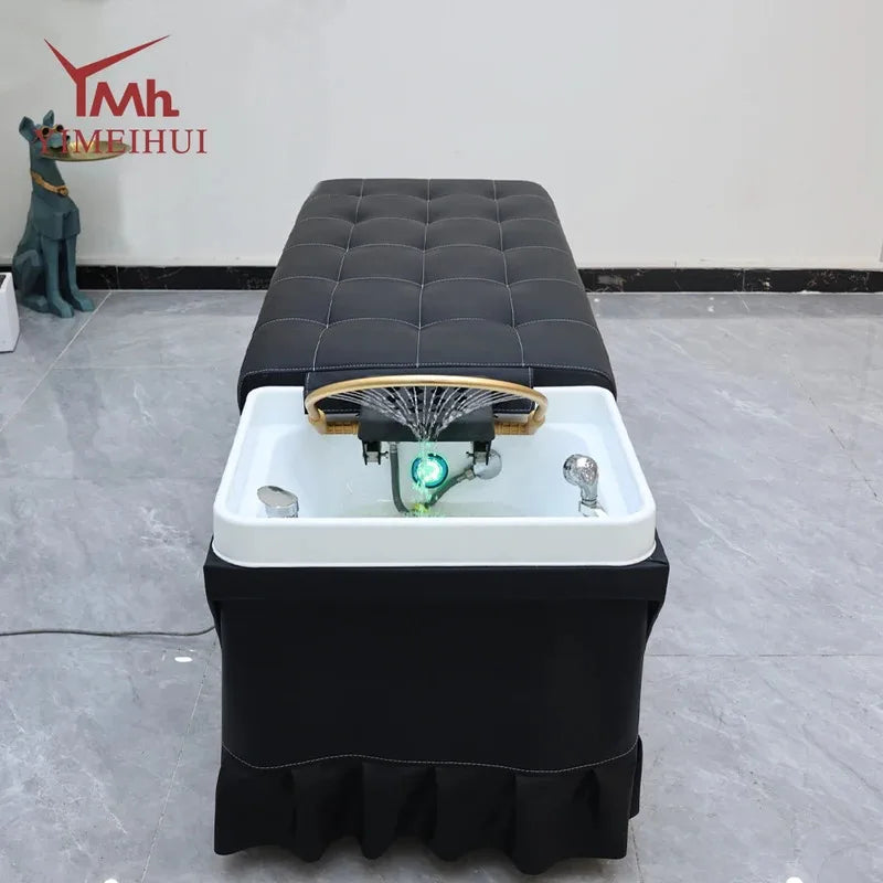 Thai Shampoo Bed With Head Spa Water Therapy System - Professional Grade Massage Chairs Tidesmit