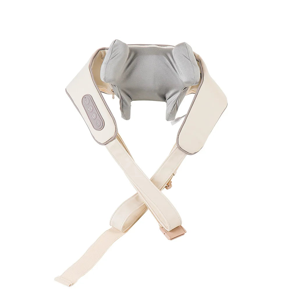 Electric Neck and Shoulder Massager - Rechargeable Deep Tissue Shawl Back Massage Instrument Tidesmit