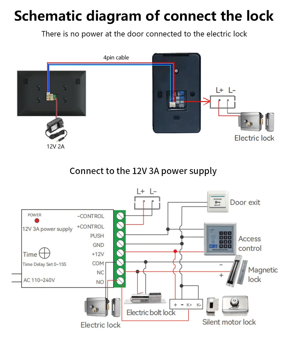ANJIELO Doorbell Video Intercom System 5IN1 Unlock Tuya Smart Digital Frame Background Music Detection Preview NEW 2026