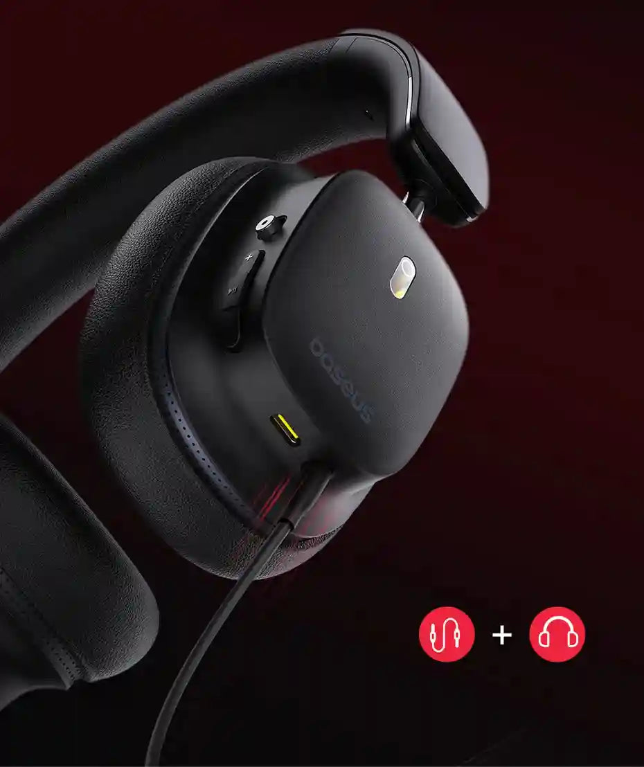 Wireless Headphones with Active Noise Cancellation & Spatial Audio - Black Tidesmit