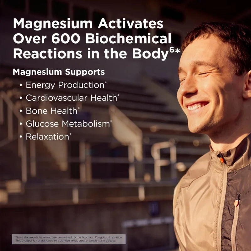 Magnesium Glycinate 500 mg - Supplement w/Vitamin D3 & B6 - Chelated - Support for Proper Sleep, Muscle & Heart Health, 30 Patch
