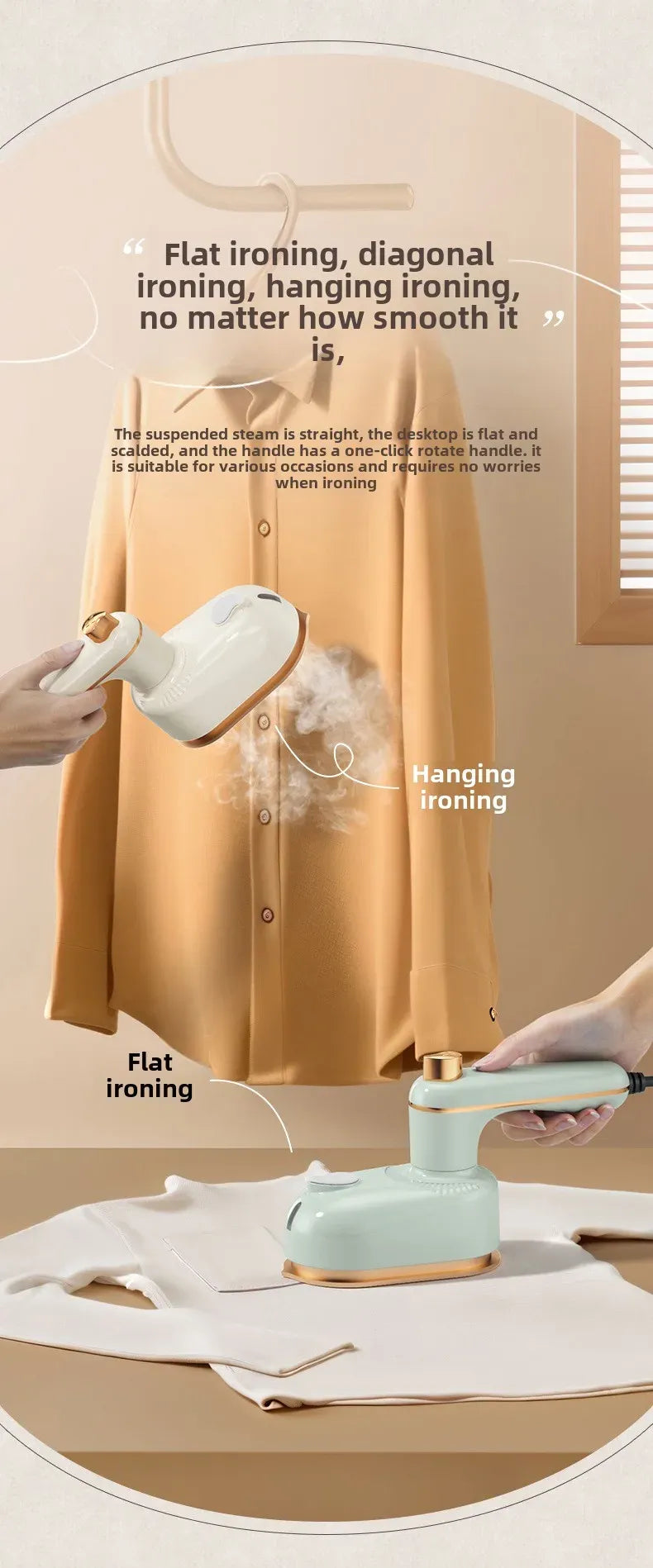 Tidesmit K1 Portable Handheld Steam Iron 220V 40W