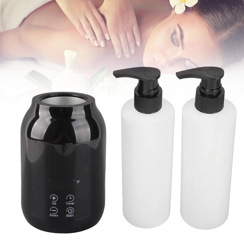 Massage Oil Warmer with LED Display and Adjustable Temperature Control Body Shaping Massage Equipment Tidesmit